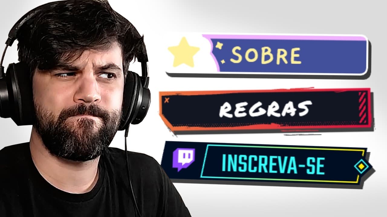 Como Criar BONS Painéis na Twitch e na Kick (Passo a Passo)