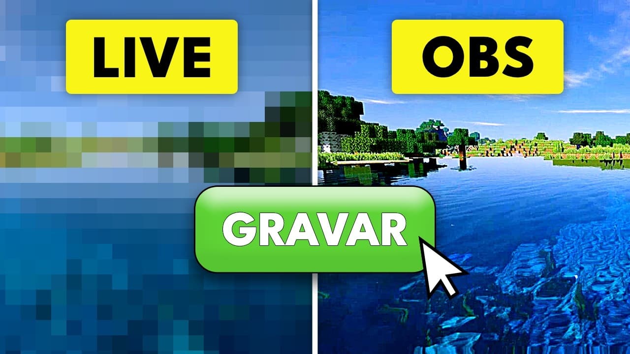 Grave Enquanto faz Live no OBS (Em Alta Qualidade)